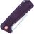 Нож CJRB Ruffian сталь AR-RPM9 рукоять Violet G10 (J1924-VT)