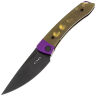 Нож Kizer Mini Momo black сталь Nitro-V рукоять Purple Aluminum/Ultem