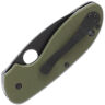 Нож Spyderco Efficient Black PS сталь 8Cr13MoV рукоять Green G10 (C216GPSGRBK)