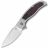 Нож QSP Legatus satin сталь M390 рукоять Red G10/Carbon Fiber/Titanium (QS136-B)