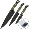 Набор кухонных ножей Benchmade Kitchen Set 3шт сталь CPM-154 рукоять OD Green G10 (4000BK-01)