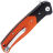 Нож Bestech Swordfish satin сталь D2 рукоять Black/Orange G10 (BG03C)