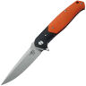 Нож Bestech Swordfish satin сталь D2 рукоять Black/Orange G10 (BG03C)