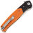 Нож Bestech Swordfish satin сталь D2 рукоять Black/Orange G10 (BG03C)