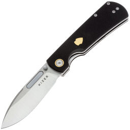 Нож Kizer Retro satin сталь Nitro-V рукоять Black G10