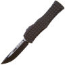 Нож Microtech Hera S/E DLC/Satin сталь M390 рукоять Black Frag Aluminium (703-1TFRS)