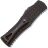 Нож Microtech Hera S/E DLC/Satin сталь M390 рукоять Black Frag Aluminium (703-1TFRS)