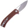 Нож CIVIVI Riffle сталь 14C28N рукоять Brown Micarta (C2024A)