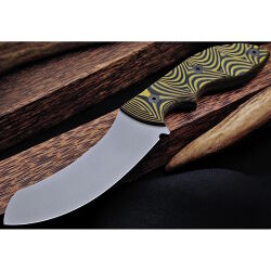 Нож Волчий Век Кондрат-10 сталь 95Х18 WA рукоять Black/Yellow G10