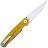 Нож Petrified Fish Morse satin сталь 154CM рукоять Yellow G10