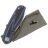 Нож Petrified Fish Raptor сталь D2 рукоять Grey/Black Damascus G10