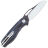 Нож Petrified Fish Raptor сталь D2 рукоять Grey/Black Damascus G10