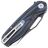 Нож Petrified Fish Raptor сталь D2 рукоять Grey/Black Damascus G10