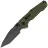 Нож Real Steel Evolution Ironclad Tanto  blackwash сталь D2 рукоять Green G10 (7912BG)