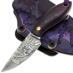 Нож Волчий Век МикроМасичька Raven Custom сталь M398 WA рукоять авторский карбон