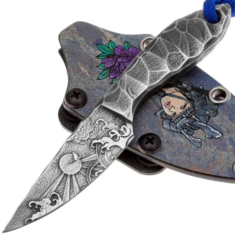 Нож Волчий Век Скелетный МиниМасичька Custom «Kunoichi Ed» сталь CPM-3V WA