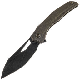 Нож We Knife Ignio blackwash сталь 20CV рукоять Bronze Titanium (WE22042B-2)