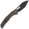 Нож We Knife Ignio blackwash сталь 20CV рукоять Bronze Titanium (WE22042B-2)