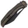 Нож We Knife Ignio blackwash сталь 20CV рукоять Bronze Titanium (WE22042B-2)