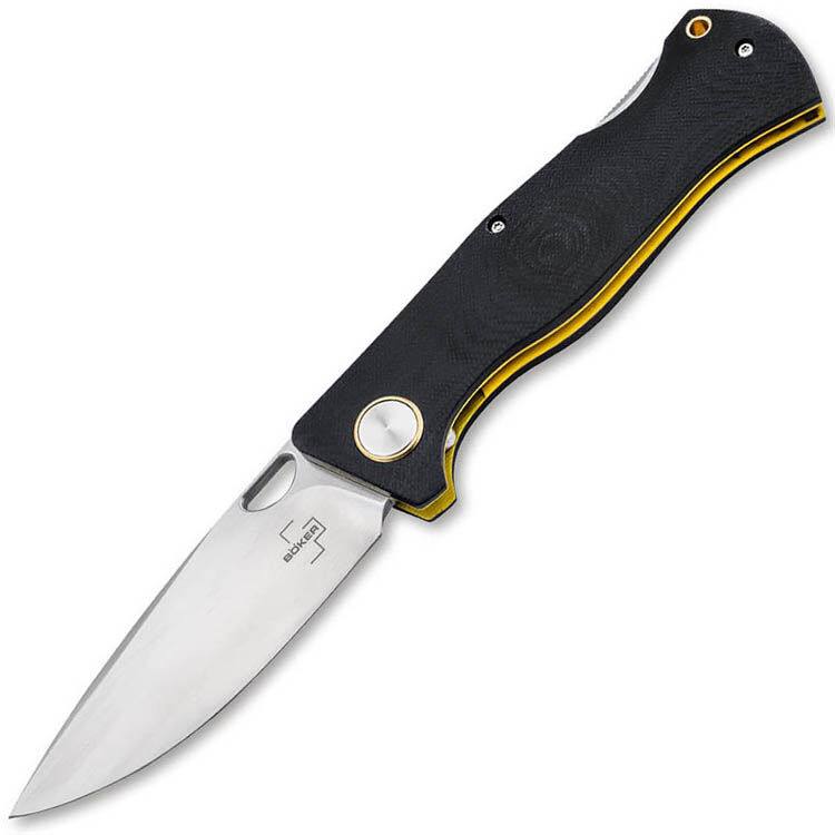 Нож Boker Plus Epicenter Backlock сталь D2 рукоять Black G10 (01BO545)
