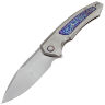 Нож WE Knife Hyperactive beadblast сталь Vanax рукоять Gray Ti/Flamed Ti (WE23030-1)