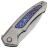 Нож WE Knife Hyperactive beadblast сталь Vanax рукоять Gray Ti/Flamed Ti (WE23030-1)
