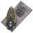 Нож Rike Knife Cicada сталь M390 рукоять Dark Grey/Gold Ti