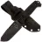 Нож N.C. Custom Ultras Ghost blackwash сталь D2 рукоять Black G10