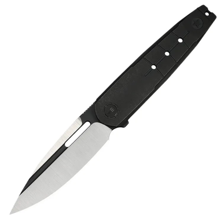 Нож WE Knife Hull satin сталь M390 рукоять Black Titanium (WE24046-1)