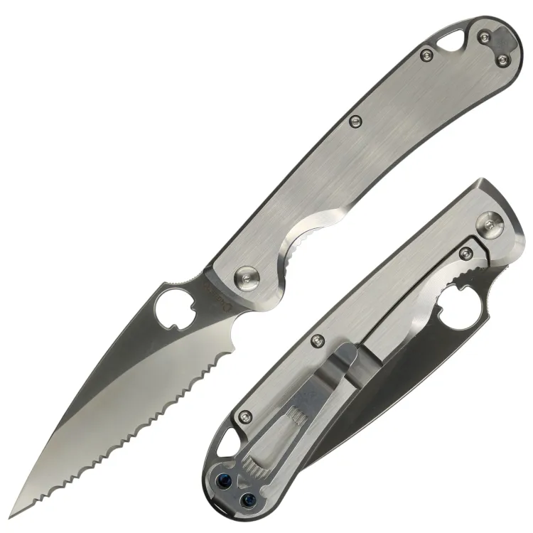 Нож Daggerr Sting NF frame lock serrated satin сталь VG-10 рукоять Stainless steel