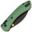 Нож Vosteed Mini Nightshade blackwash сталь 14C28N рукоять Green Aluminum