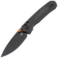 Нож Vosteed Mini Psyop blackwash сталь Elmax рукоять Carbon Fiber