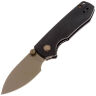 Нож Vosteed Raccoon Cub Copper Dune сталь 14C28N рукоять Black G10