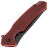 Нож Mr.Blade Hellcat blackwash сталь VG-10 рукоять Burgundy G10