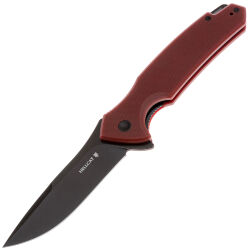 Нож Mr.Blade Hellcat blackwash сталь VG-10 рукоять Burgundy G10