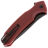 Нож Mr.Blade Hellcat blackwash сталь VG-10 рукоять Burgundy G10