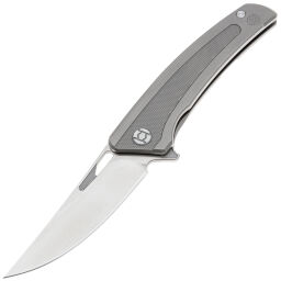 Нож Kunwu Ronin satin сталь Elmax рукоять Gray Ti