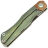 Нож Bestech Thyra Satin сталь M390 рукоять Retro Green Titanium/Copper (BT2106E)
