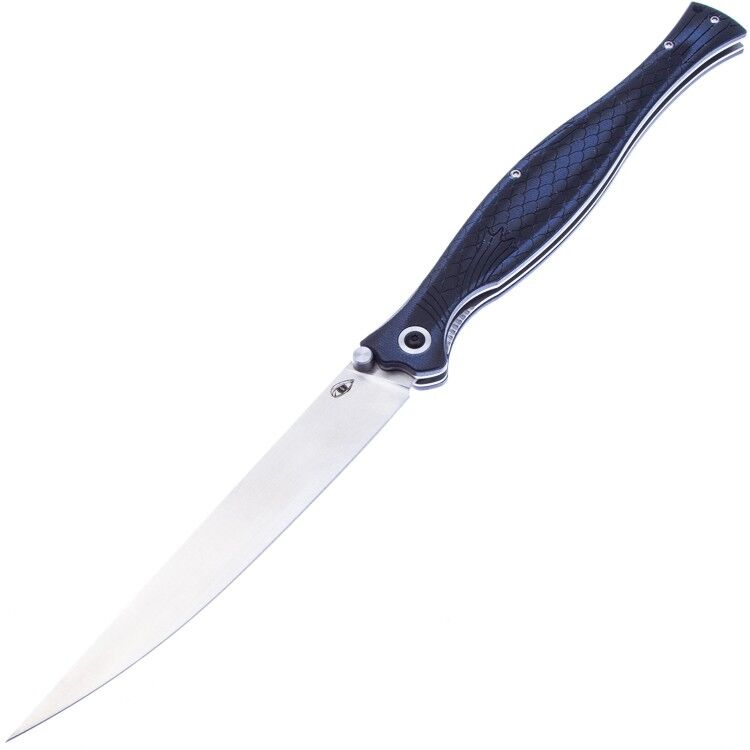 Нож Reptilian Лаврак сталь AUS-8 рукоять Blue G10