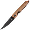 Нож Kizer Shot black сталь 154CM рукоять Copper Aluminium