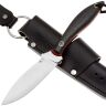 Нож 7 Ножей Канадец BR сталь N690 рукоять Red G10/Carbon Fiber