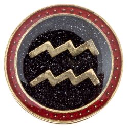 Бусина темлячная byMordor Знак зодиака Водолей