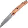 Нож Petrified Fish Patte stonewash сталь 14С28 рукоять Olive wood