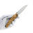 Нож Petrified Fish Patte stonewash сталь 14С28 рукоять Olive wood