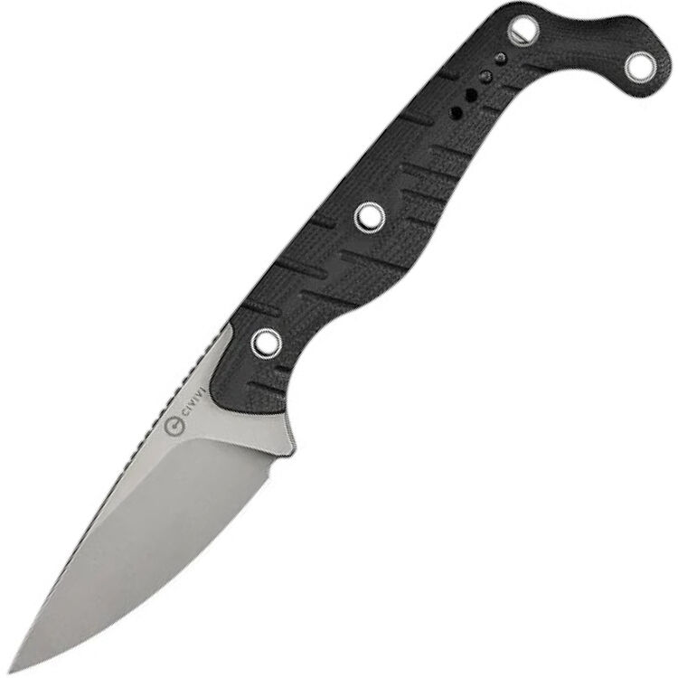 Нож CIVIVI SŌKN stonewash сталь Nitro-V рукоять Black G10 (C22027-1)