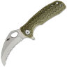 Нож Honey Badger Claw M serrated сталь 8Cr13MoV рукоять Green FRN