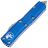 Нож Microtech UTX-85 S/E satin сталь M390 рукоять Blue Aluminum (231-4BL)