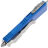 Нож Microtech UTX-85 S/E satin сталь M390 рукоять Blue Aluminum (231-4BL)