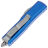 Нож Microtech UTX-85 S/E satin сталь M390 рукоять Blue Aluminum (231-4BL)