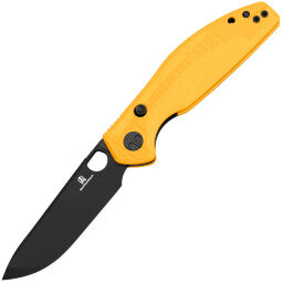 Нож Bestechman Angry Owl black PVD сталь D2 рукоять Yellow G10 (BMK12A-2)